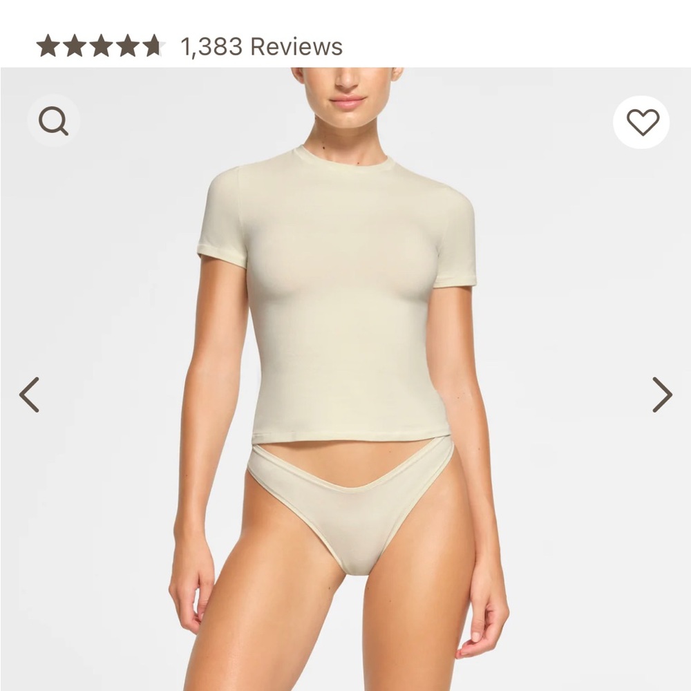 COPY - Skims cotton jersey t-shirt Sz. XS